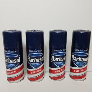 4x Barbasol Original Thick & Rich Shaving Cream for Men 10 Oz New Lot of 4